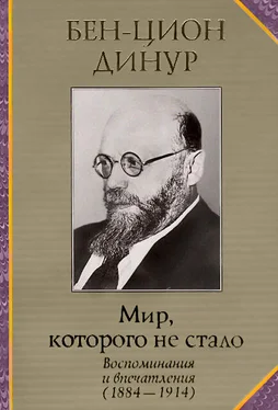 Бен-Цион Динур Мир, которого не стало обложка книги