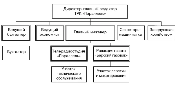 Рис 210Оргструктура ТРК Параллель официальная В этом случае функция - фото 45