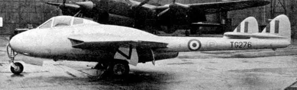 TG276 в окончательном виде с хвостовым оперением от F3 февраль 1950 г - фото 22