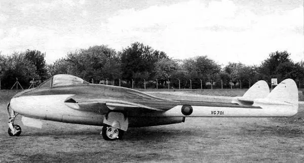 Си Вампир F21 Хэтфилд апрель 1948 г Но командование авиации ВМС такой - фото 42