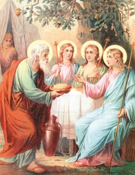Явление Троицы Аврааму Бегство Лота с дочерьми Изгнание Агари и Измаила - фото 72