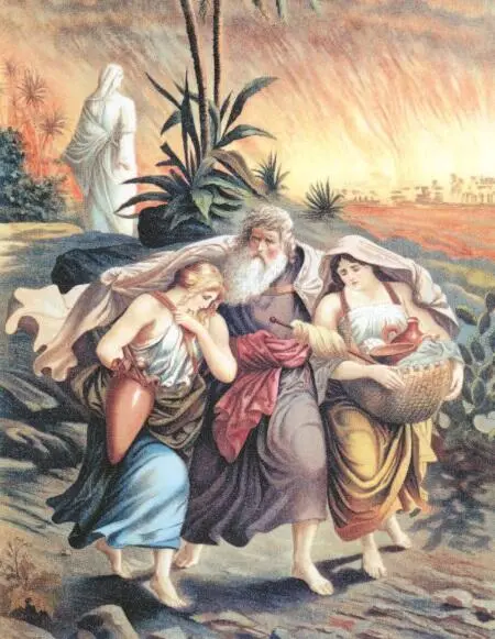 Бегство Лота с дочерьми Изгнание Агари и Измаила Жертвоприношение Авраама - фото 73