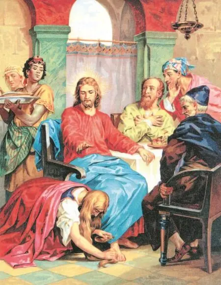 Христос и грешница в доме Симона фарисея Укрощение бури Исцеление больных - фото 110