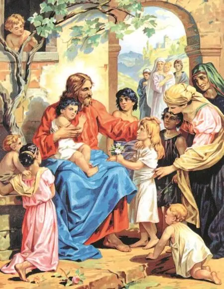 Благословение детей Воскрешение Лазаря Вход Господень в Иерусалим - фото 119