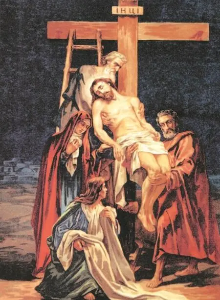 Снятие с креста Погребение Христа Воскресение Иисуса Христа - фото 125