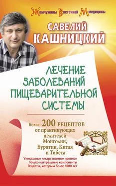 Савелий Кашницкий Лечение заболеваний пищеварительной системы. Более 200 рецептов от практикующих целителей Монголии, Китая, Бурятии и Тибета обложка книги