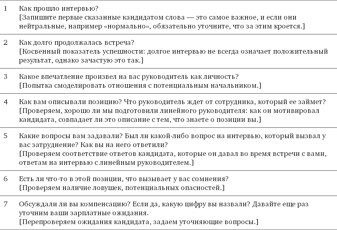 Приложение 10 Форма для получения обратной связи от линейного руководителя - фото 66