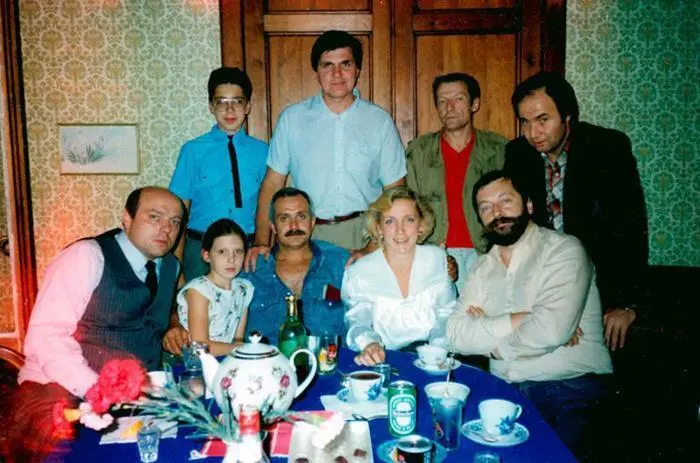 Никита Михалков в гостях у семьи Николая Ващилина Ленинград 1986 Николай - фото 12
