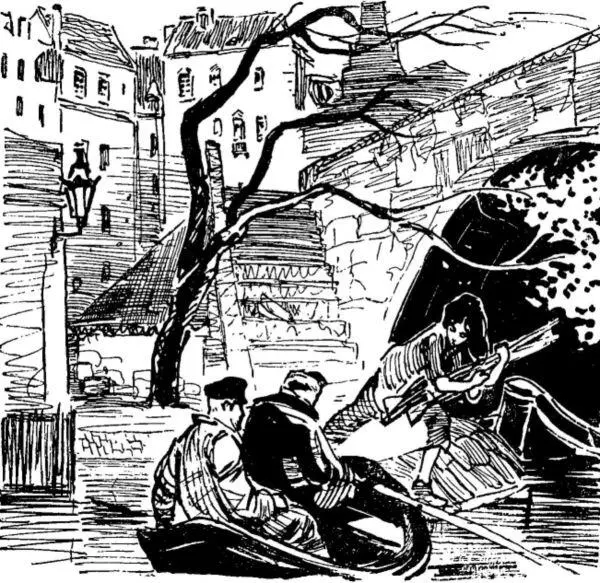 Галина тем временем отвязала под мостом первую лодку Двух дрожавших в испуге - фото 22