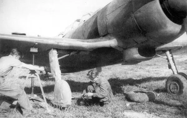 Замена колеса на CS95 Ла5УТИ Работавшие в экстремальных условиях техники - фото 117