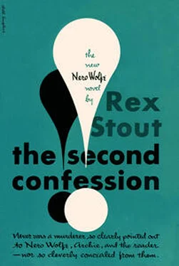 Rex Stout The Second Confession обложка книги