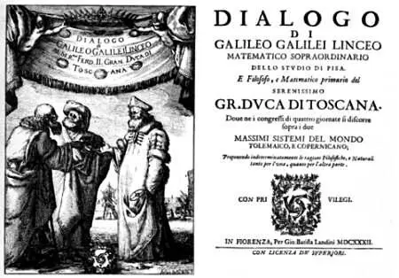 Фронтиспис книги Гэлилея Dialogo sopra i due massimi sistemi del mondo - фото 35