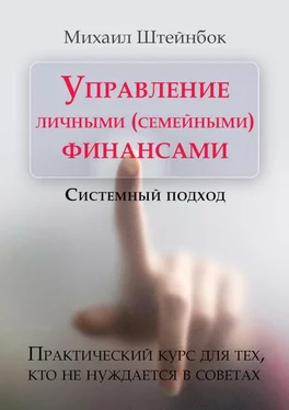 Михаил Штейнбок Управление личными (семейными) финансами. Системный подход обложка книги