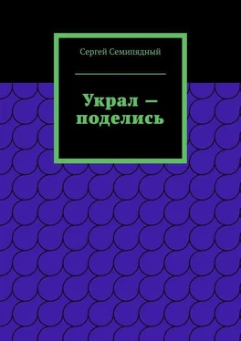 Сергей Семипядный Украл – поделись обложка книги