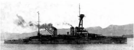 Линейный корабль Париж в 1920е гг С 14 октября по 14 ноября 1я эскадра с - фото 65