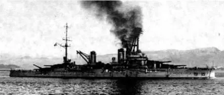 Линейный корабль Париж в 1920е гг С 14 октября по 14 ноября 1я эскадра с - фото 67