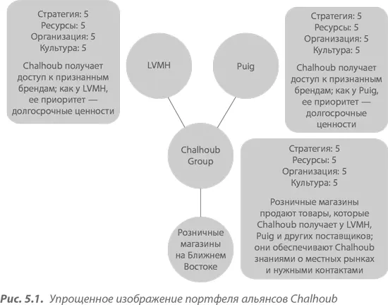 На рисунке 51 показан упрощенный вариант портфеля Chalhoub потому что в - фото 40
