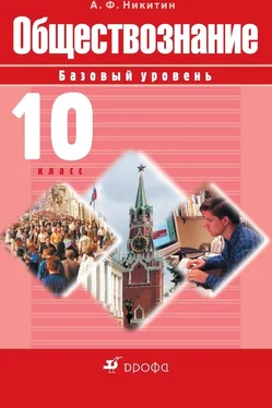 Анатолий Никитин Обществознание. 10 класс. Базовый уровень обложка книги