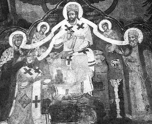 Дар Петра Могилы Фрагмент фрески церкви Спаса на Берестове 1643 год - фото 43