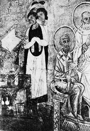 Житие святого Кирилла Фреска Кирилловской церкви Всеобщее принятие - фото 51