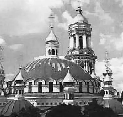 Купол Трапезной церкви Церковь Антония и Феодосия перекрыл сферический - фото 87