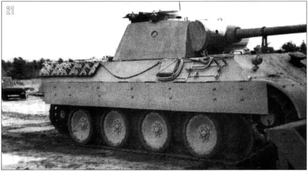 21 Танк Пантера изготовленный фирмой Henschel в июне 1943 года Обратите - фото 23