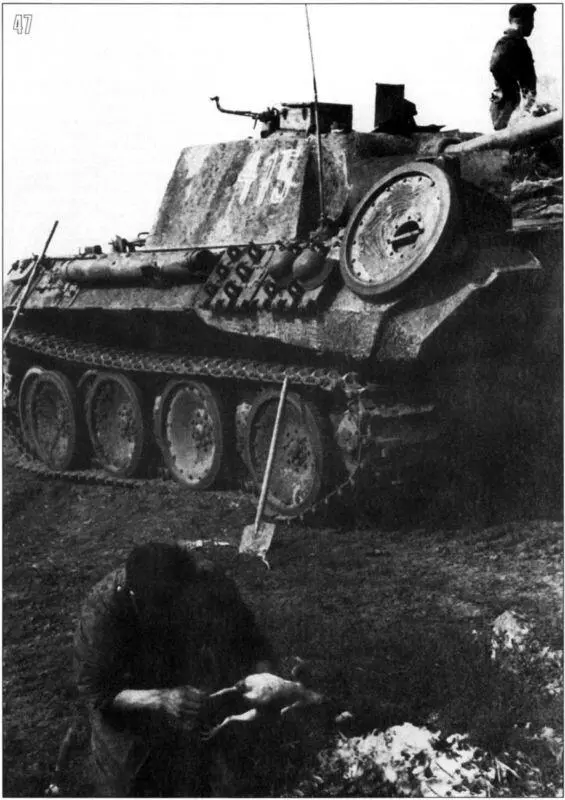 47 Пантера Pz V Ausf D из состава танкового полка панцергренадерской - фото 49