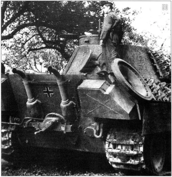 50 Тот же танк Пантера Ausf D что и на фото 48 10я танковая дивизия - фото 52