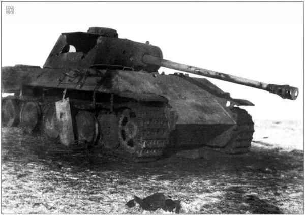 53 54 Танк Пантера Ausf D после испытания обстрелом проведенного 24 - фото 55