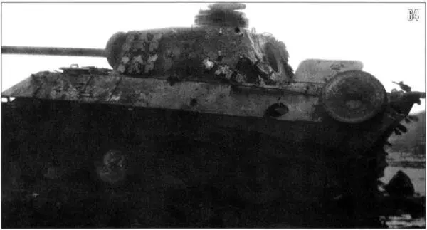 64 Танк Пантера Ausf D уничтоженный советской артиллерией Весна 1944 - фото 66