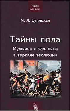 Марина Бутовская Тайны пола. Мужчина и женщина в зеркале эволюции обложка книги