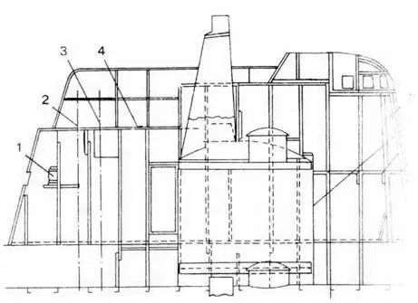 Конструкция ограждения прочной рубки подводной лодки XII серии 1 ходовой огонь - фото 27