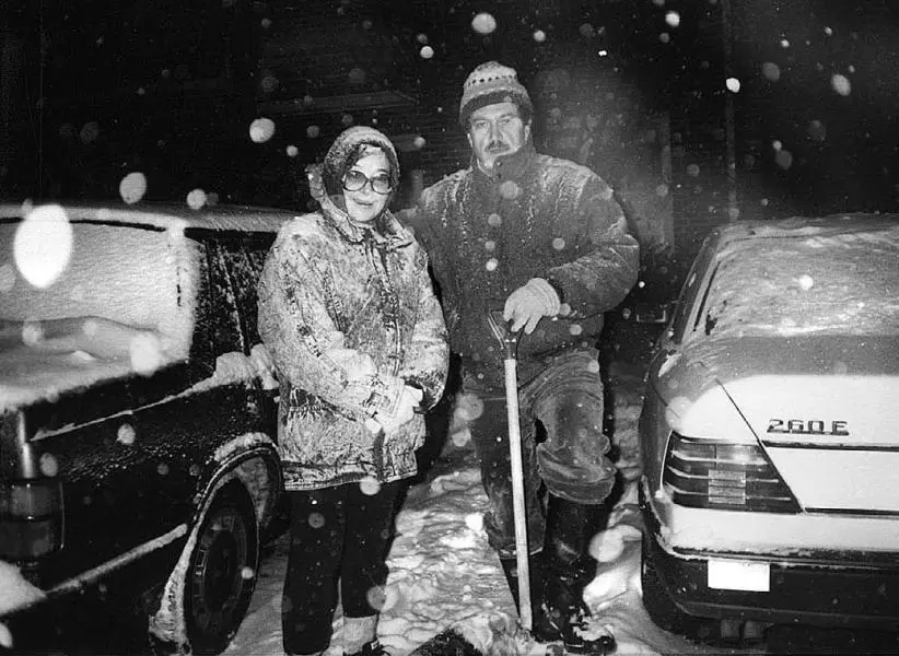 В Вашингтоне тоже снег С Галиной РадченкоБалтер Конец 1980х гг Вся семья - фото 15