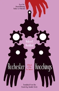 Hubert Haddad Rochester Knockings: A Novel of the Fox Sisters обложка книги