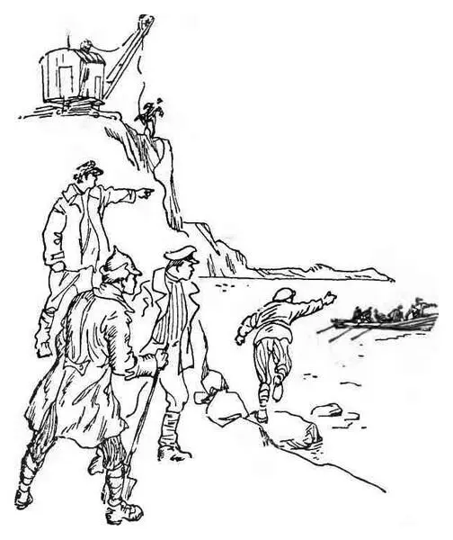 Экскаватор Юстуса и Кастрицына работал на самом берегу Юра показывал новичкам - фото 12