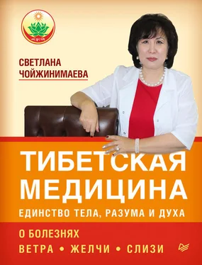 Светлана Чойжинимаева Тибетская медицина: единство тела, разума и духа. О болезнях ветра, желчи и слизи обложка книги