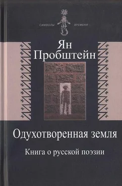 Ян Пробштейн Одухотворенная земля. Книга о русской поэзии обложка книги