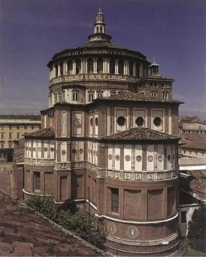 Рис 131 Браманте Церковь Санта Мария делла Грацие в Милане 1492 9 7 - фото 135