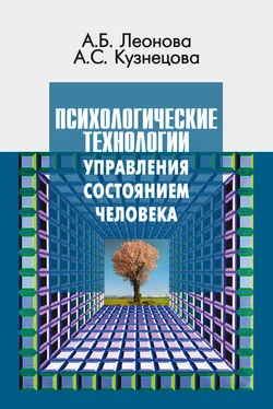 Алла Кузнецова Психологические технологии управления состоянием человека обложка книги