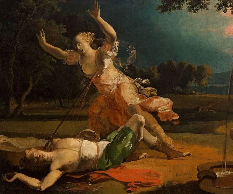 Пирам и Фисба С картины Абрахама Хондиуса 162530169195 Поэт Джордж - фото 2