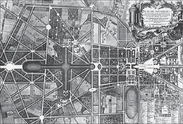 Версаль План Делагрифа 1746 Искусство барокко было ученым искусством оно - фото 66