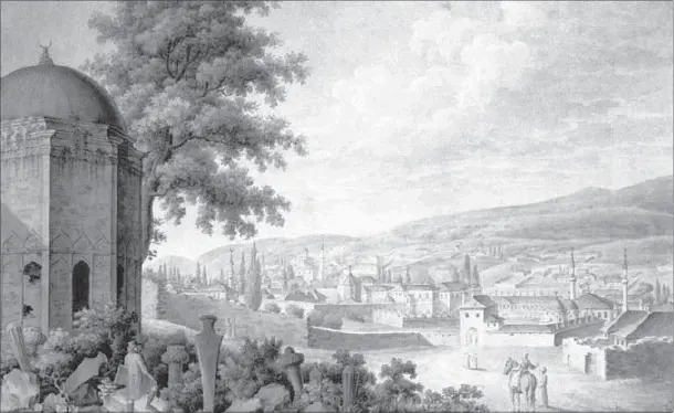 Емельян Корнеев Вид ханского дворца в Бахчисарае Рисунок 1804 Бедность де - фото 124