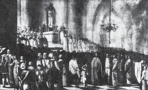 Валентий Котерский Заочное венчание Марины Мнишек 1787 Центральное место в - фото 149