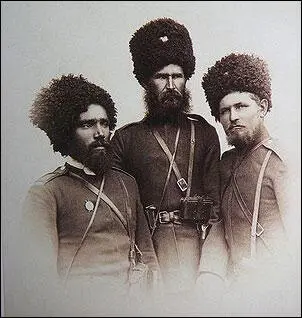 Уральские казаки Терский казак 1860 г Семья кубанских казаков - фото 69