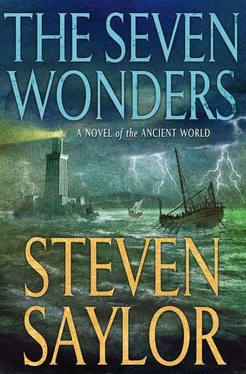 Steven Saylor The Seven Wonders обложка книги