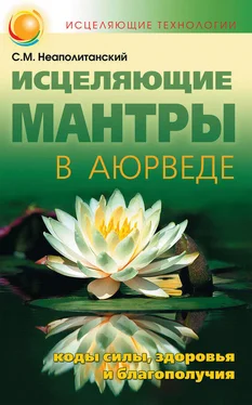 Сергей Неаполитанский Исцеляющие мантры в Аюрведе обложка книги