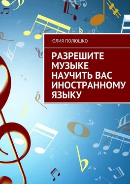 Юлия Полюшко Разрешите музыке научить Вас иностранному языку обложка книги