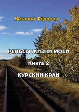 Виталий Федоров Рельсы жизни моей. Книга 2. Курский край обложка книги