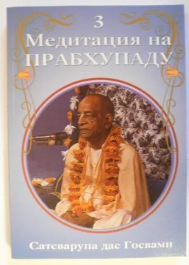 Сатсварупа Даса Госвами Медитация на Прабхупаду 3 обложка книги