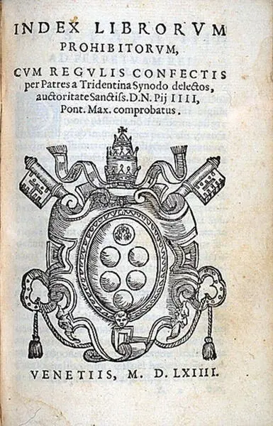 Index Librorum Prohibitorum издание 1564 года Павла Мануция Нет ни - фото 27